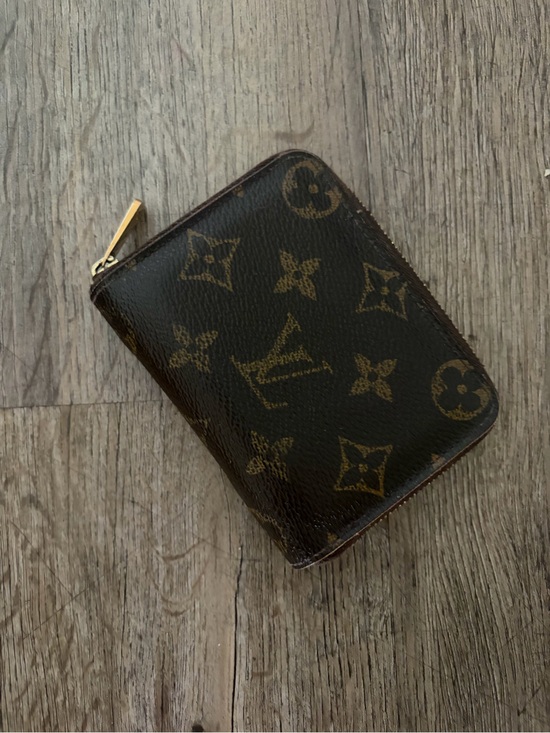 Louis Vuitton Handbags - Louis Vuitton Brown Monogram Zip Wallet with Gold Hardware